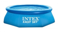 Надувной бассейн INTEX круглый Easy Set 244х76 см, артикул 28110 (восьмиугольное дно)