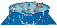 Каркасный бассейн INTEX круглый Metal Frame 457х107 см (комплект), артикул 28234/54940