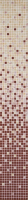 Стеклянная мозаичная растяжка Vidrepur Degradados CHOCOLATE-5 № 21/22/27 31,7X31,7 (на сетке)