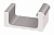 Переливной лоток керамический KP2 серый, короткий
