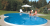 Морозоустойчивый бассейн Sunny Pool восьмерка глубина 1,5 м размер 7,25х4,6 м