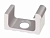 Переливной лоток керамический KP1 серый, короткий с отверстием
