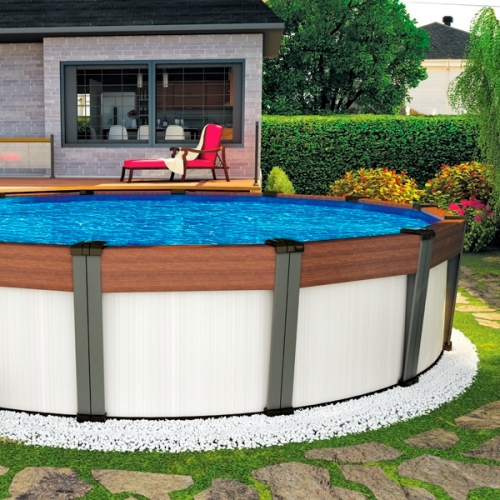 Морозоустойчивый бассейн Atlantic pool круглый Contempra размер 4,6х1,35 м Comfort