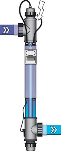 УФ-обеззараживатель Van Erp Blue Lagoon UV-C Timer 40000, 40 Вт, 11 куб.м/ч